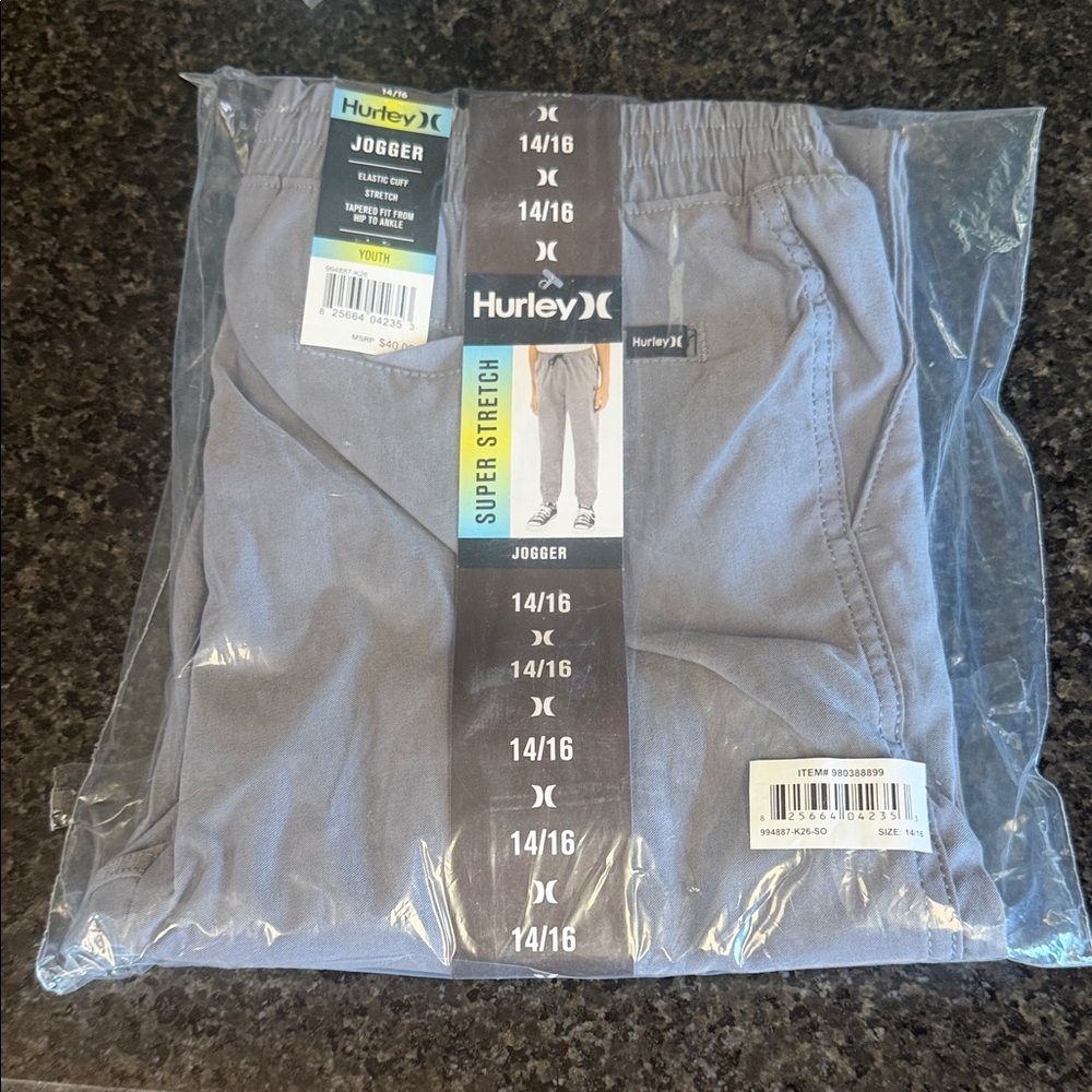 Hurley Super Stretch Gray Joggers